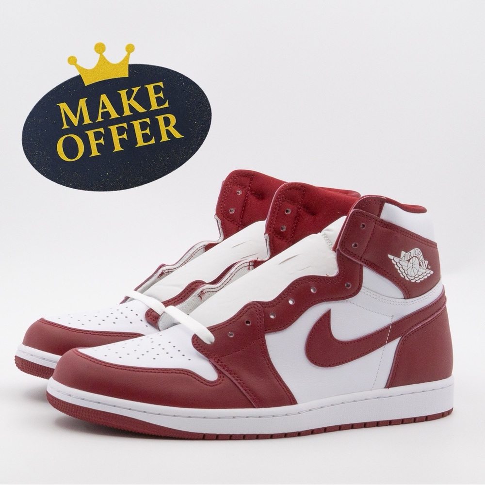NIKE AIR JORDAN 1 High “Artisanal Team Red” Sz 7Y